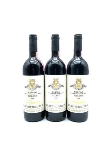 1996 Brovia, Villero - Barolo - 3 Bouteilles (0,75 L), Nieuw