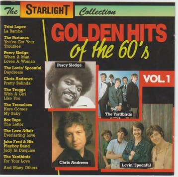 Various - Golden Hits Of The 60s - Vol. 1, Verzenden