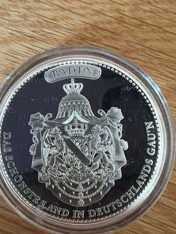 Duitsland. Silver medal Marktgräflerland - 14,66g Silber