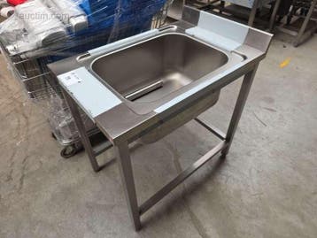 Inox spoelbak, Ophalen