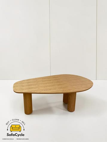 Organische walnoot eettafel – unieke traanvorm (design state, Huis en Inrichting, Tafels | Eettafels, Verzenden, Nieuw