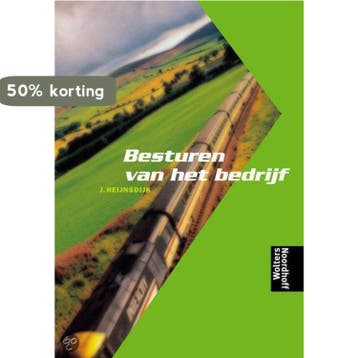 Besturen van het bedrijf 9789001385514 J. HEIJNSDIJK, Verzenden, Gelezen, J. HEIJNSDIJK