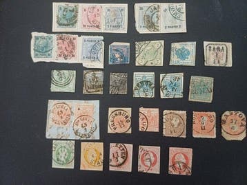 Oostenrijk Keizerrijk en Oostenrijk-Levant - Oostenrijk &, Gestempeld