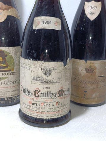 1964 Morin Père & Fils Nuits-Cailles, 1966 Antonin Rodet, Collections