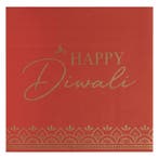 Diwali Servetten 16cm 16st, Verzenden, Nieuw