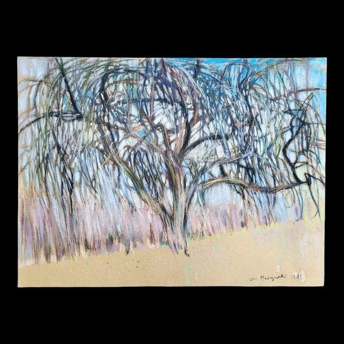 Adam Marczyski (1908-1985) - Composizione con Alberi, Antiek en Kunst, Kunst | Schilderijen | Klassiek