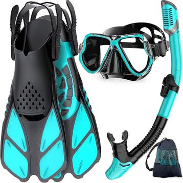 Snorkelset met zwemvliezen | Tweede kansje | OP = OP, Verzenden, Nieuw, Snorkelset