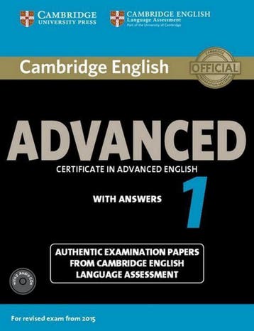 Cambridge English Adv 1 for Revised Exam from 2015 students, Verzenden, Gelezen, CELA