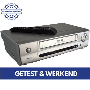 Philips VR122 | Videorecorder | VHS Speler | Video Recorder, Verzenden, Gebruikt, VHS-speler of -recorder