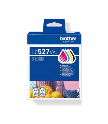Brother LC527VAL Inktcartridge 4-Pack Origineel Zwart, Cy..., Ophalen of Verzenden, Nieuw