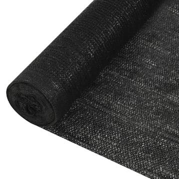 vidaXL Privacynet 150 g/m² 1,2x10 m HDPE zwart, Verzenden, Nieuw
