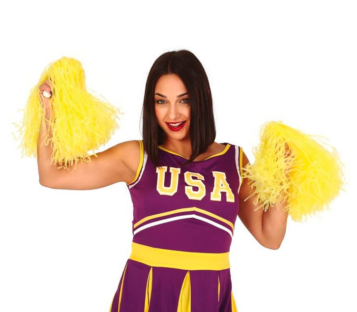Pom-Pom Geel 80cm 2st, Hobby & Loisirs créatifs, Articles de fête, Envoi