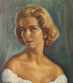 Vivaldo Martini (1908–1990) - Ritratto di elegante, Antiek en Kunst