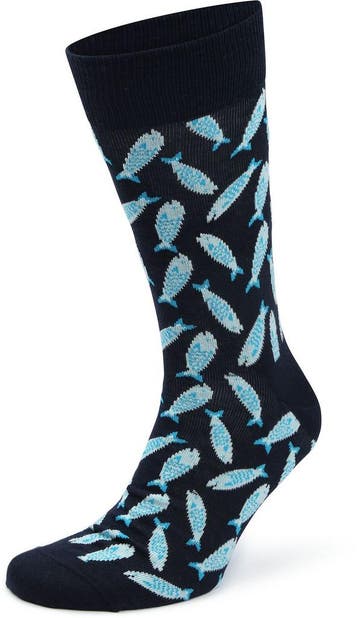 Happy Socks Sokken Sardine maat 41-46 Heren, Vêtements | Hommes, Chaussettes & Bas, Verzenden