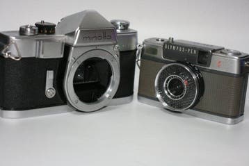 Olympus, Minolta PEN-EE S / SR-1 Appareil photo argentique, Audio, Tv en Foto, Fotocamera's Analoog, Nieuw