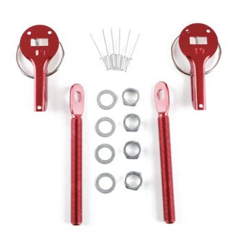Hood Bonnet Pin Kit Aluminium For All Cars red, Ophalen of Verzenden, Nieuw