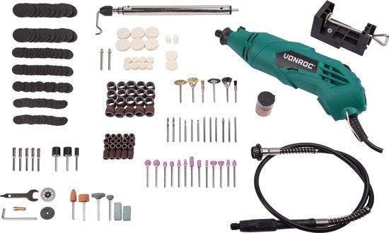 2dekans | VONROC Multitool – Roterend – 160W – Incl. 232, Doe-het-zelf en Bouw, Gereedschap | Overige machines, Ophalen of Verzenden