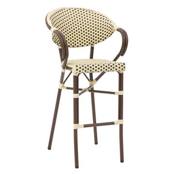 Barkruk | MILANO | Aluminium Rotan/Aluminium | Beige |, Zakelijke goederen, Verzenden, Nieuw in verpakking