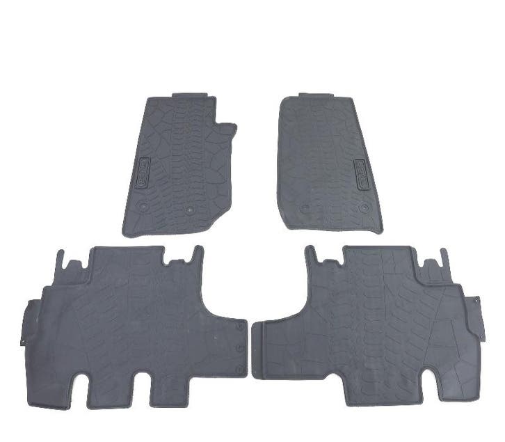 TAPIS EN CAOUTCHOUC JEEP WRANGLER JK 07-19 4 UNITÉS, Auto diversen, Automatten, Verzenden