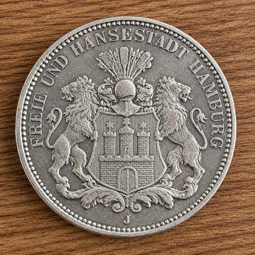 Duitsland, keizerrijk 3 Mark 1912 / Hamburg (Zonder