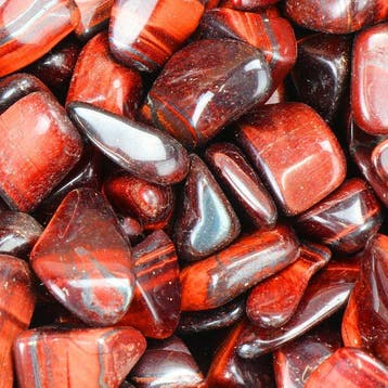 Nieuw! - AAA Kwaliteit - Red Falcon Eye - Getrommelde stenen