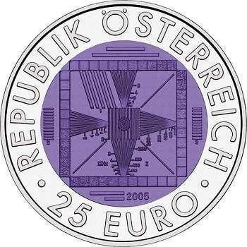 Oostenrijk. 25 Euro 2005 Fernsehen NIOB (Zonder