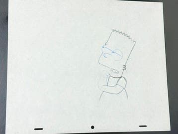 Gracie Films (1992) - Originele animatietekening van Bart, CD & DVD