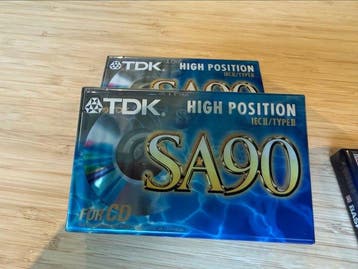 TEAC, TDK, Fuji, BASF - SA 90 - CS II 90 - P-IX Pro 90 - CDX, TV, Hi-fi & Vidéo