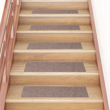 vidaXL Trapmatten Zelfklevend 30 stuks 76x20 cm Lichtbruin, Verzenden
