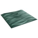 vidaXL Wandpanelen 12 pcs Steen Groen 50 x 50 cm XPS Schuim, Verzenden, Nieuw