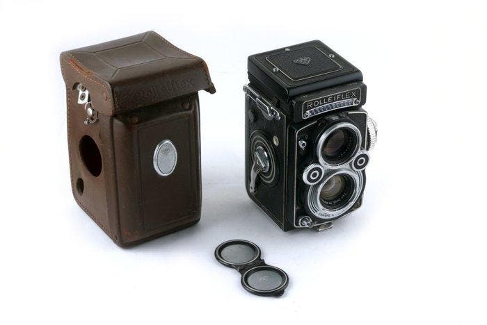 Rolleiflex 3.5F Twin lens reflex camera (TLR), Audio, Tv en Foto, Fotocamera's Analoog