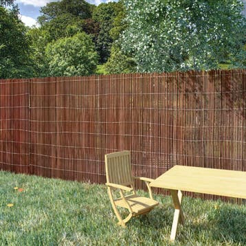 vidaXL Scherm 5x1 m wilgenhout, Verzenden
