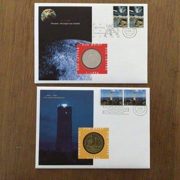Complete verzameling van de officiële Nederlandse, Postzegels en Munten