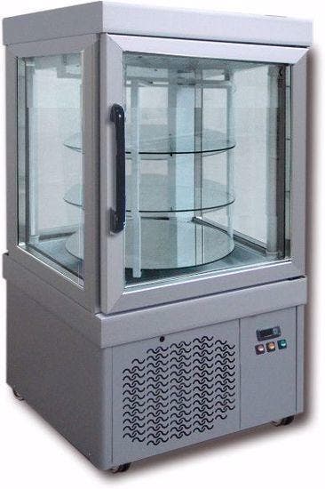 Gebaksvitrine | 210L | Grijs | 0°C/+10°C | 3 Schappen, Zakelijke goederen, Horeca | Keukenapparatuur, Nieuw in verpakking, Verzenden