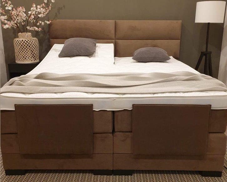Boxspring Sienna Elektrisch - 140 x 220, Maison & Meubles, Chambre à coucher | Lits boxsprings