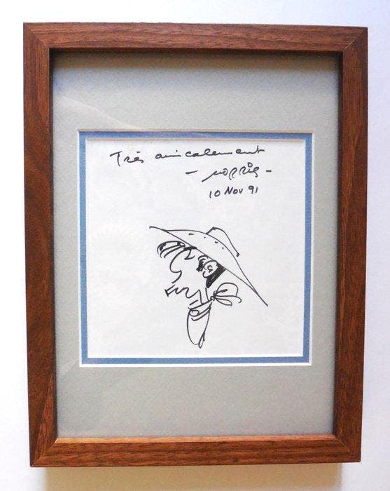 Morris (De Bevere, Maurice) - 1 Original drawing - Lucky, Boeken, Stripverhalen