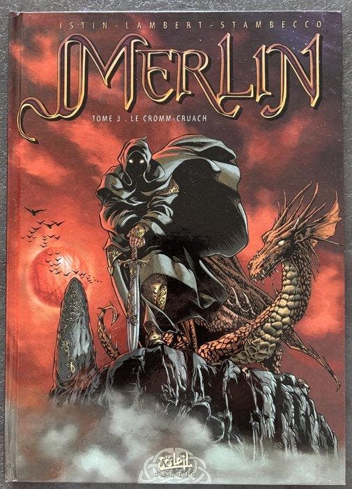 Merlin T3 + dédicace couleur - C - 1 Album - Herdruk, Livres, BD