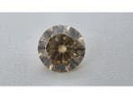 Veiling - Moissanite briljant 2 crt Champagne ( GRA Gecertif