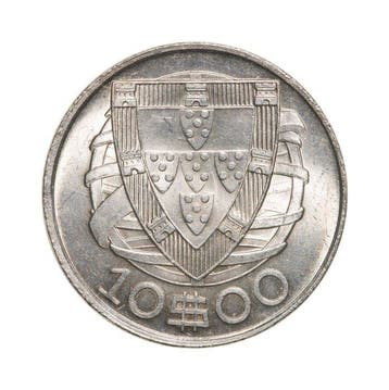 Portugal. República. 10 escudos 1942 - Rara