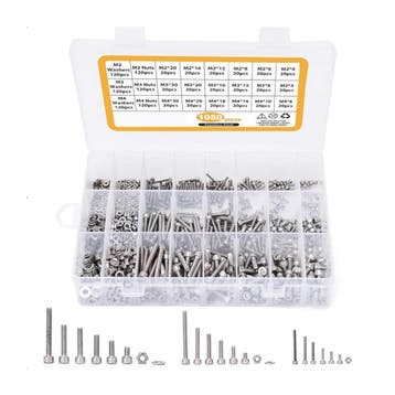 Assortiment zeskantbouten van roestvrij staal (M2, M3, M4,, Verzenden, Nieuw
