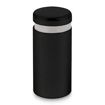 Afstandhouder | RVS | Zwart (Mat) | Per Stuk | Ø15x25mm, Verzenden, Nieuw in verpakking