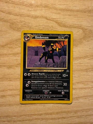 Pokémon Card - Umbreon - WOTC - Neo Discovery, Nieuw