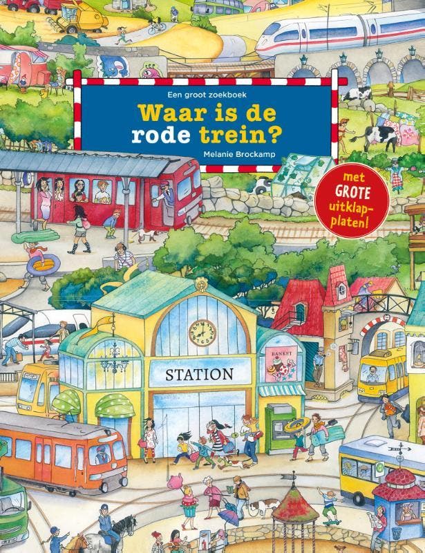 Waar is de rode trein? / Zoekboeken 9789492901941, Boeken, Kinderboeken | Kleuters, Gelezen, Verzenden