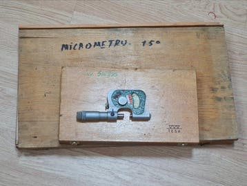 Lot of 3 Vintage Outside Micrometers - TESA Swiss 125-150mm