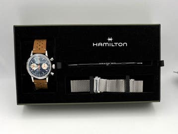 Hamilton - Intra-Matic Chronograph H - H38429541 - Heren -, Handtassen en Accessoires, Horloges | Heren, Nieuw