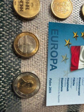 Pologne. Kursmünzensatz Polen 2016 (Sans prix de réserve)