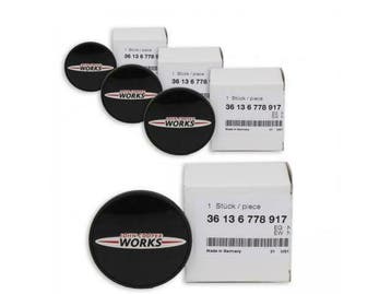 4x ORIGINAL BMW Mini Trim Bezel Hub Cap Naafdop 36136778917, Ophalen of Verzenden, Nieuw