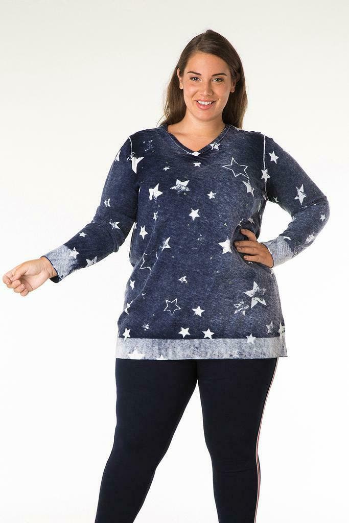 Trui Yesta sterrenprint maat 58/60, Kleding | Dames, Truien en Vesten, Verzenden