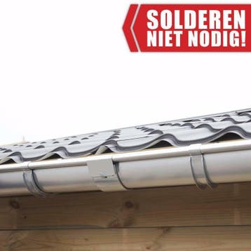 Zinken dakgoot set voor tuinhuis, blokhut of veranda!, Ophalen of Verzenden, Overige typen