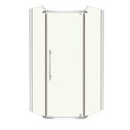 Sanifun douchecabine Finnian 1000 x 800 Z, Ophalen of Verzenden, Nieuw, Glas, Douche